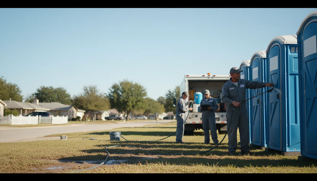 Long-Term Portable Toilet Rental in Huttig, AR near me
